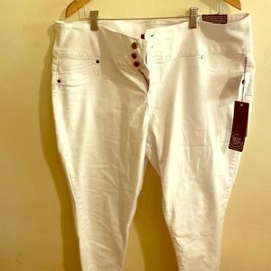 Plus size woman jeans